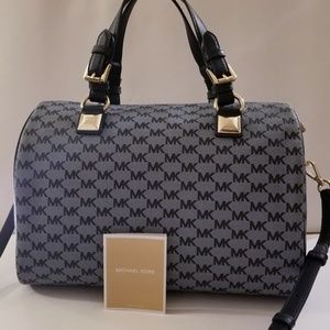New Michael Kors Large Grayson Satchel Admiral